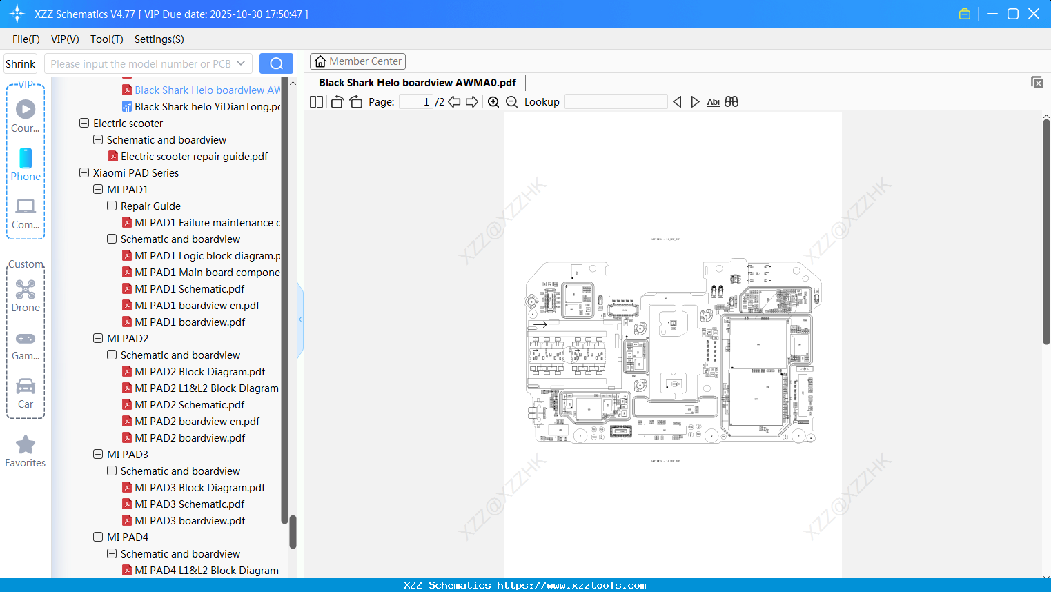 Xiaomi Black Shark Helo Boardview AWMA0